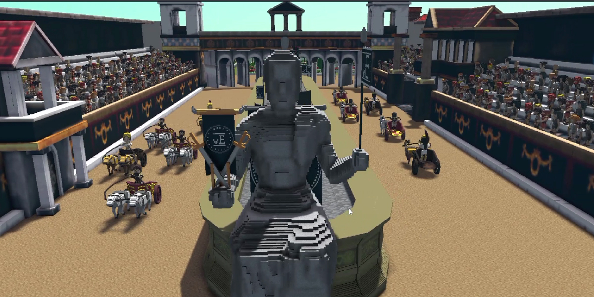 The Sandbox will feature lots of games with a blocky look.