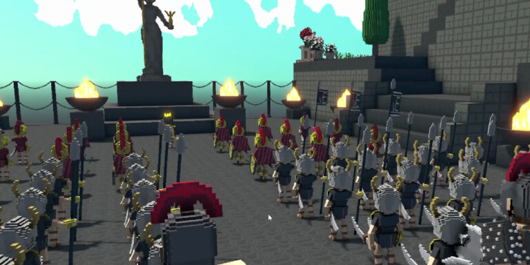 Vempire is building a Rome game on The Sandbox.