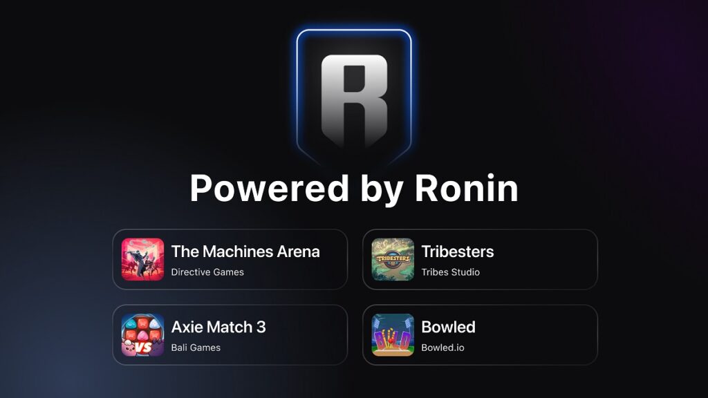 Sky Mavis brings 4 new blockchain games to its Ronin network