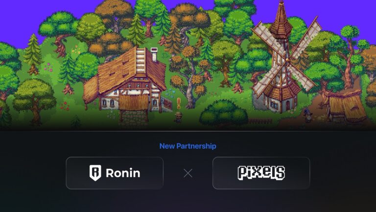 Pixels is moving to the Ronin blockchain network.