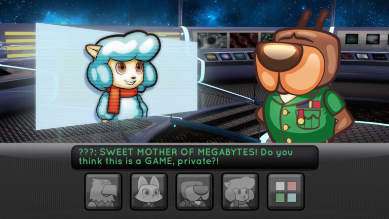 Sarge and Lacie in Star Billions for iOS by Catch and Release