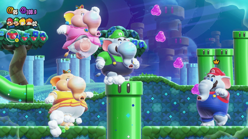 Elephants on parade. Super Mario Bros. Wonder