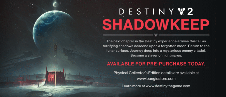 Destiny 2: Shadowkeep.