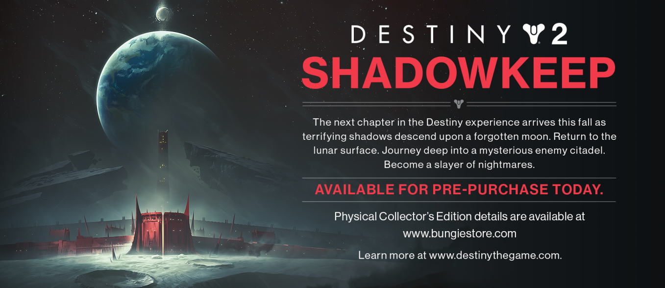 Destiny 2: Shadowkeep.