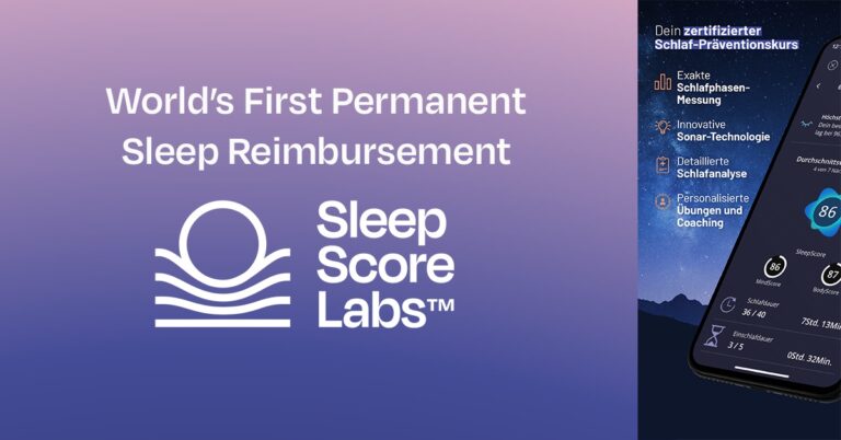 SleepScore Labs is available in Germany to 74 million people.