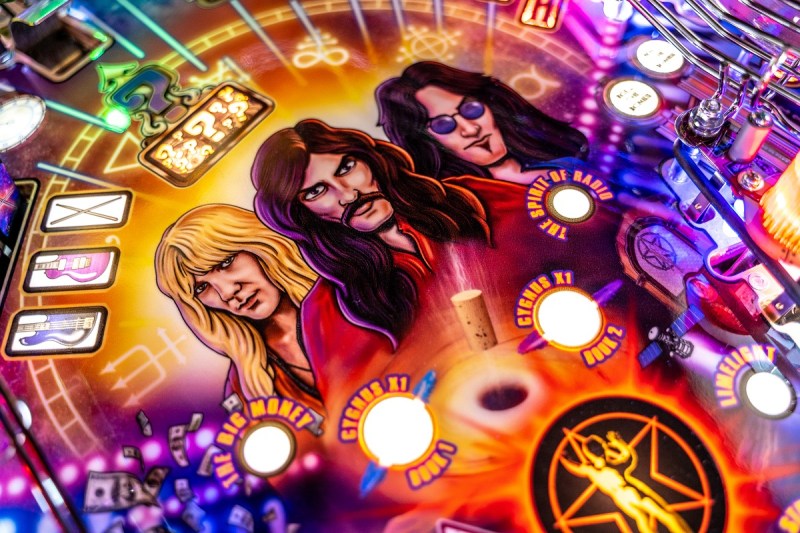 Stern Pinball's new Rush machine.