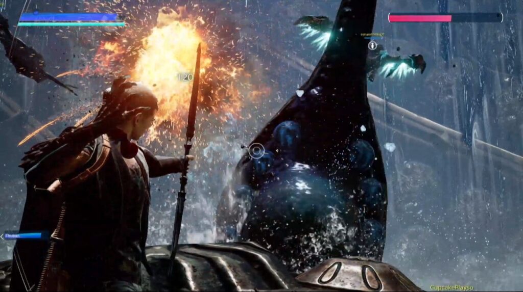 Scalebound shows how you and your friends can shred a giant crab