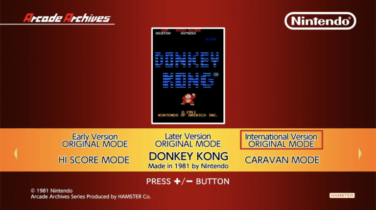 Arcade Archives Donkey Kong is now out for Nintendo Switch.
