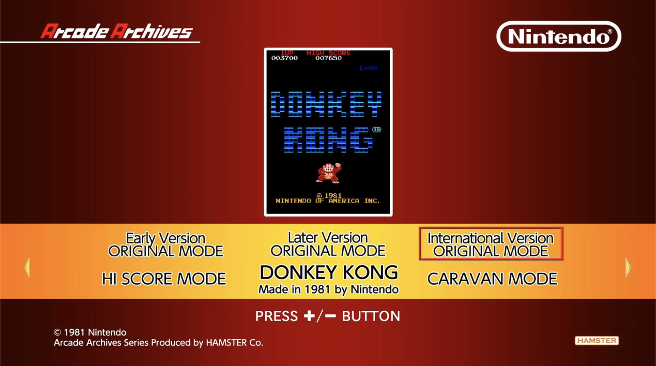 Arcade Archives Donkey Kong is now out for Nintendo Switch.