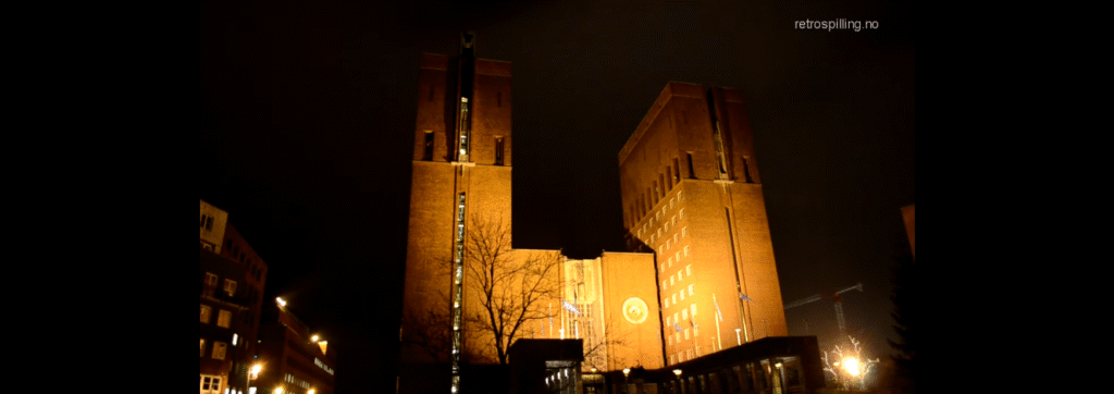 Oslo’s City Hall plays Super Mario and Minecraft tunes on the hour  