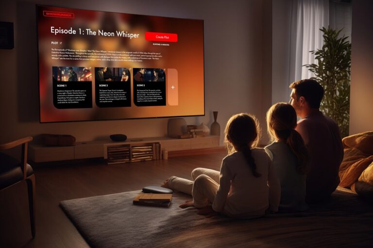 Will families get out the popcorn to watch AI-created TV shows?