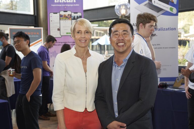 Caroline Winnett and Chon Tang of Berkeley SkyDeck.