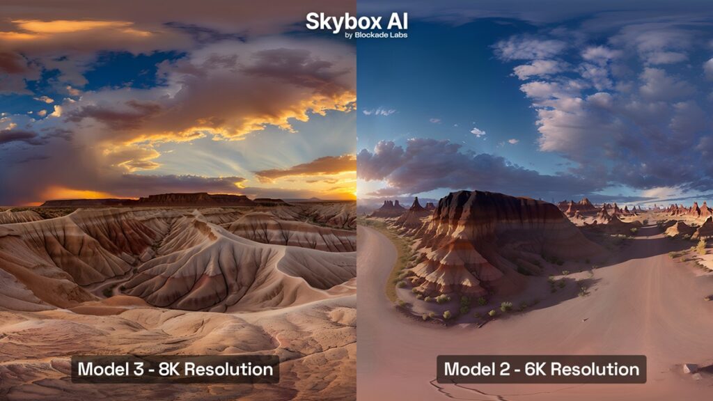 Skybox AI shows the Badlands in a better light with Model 3.