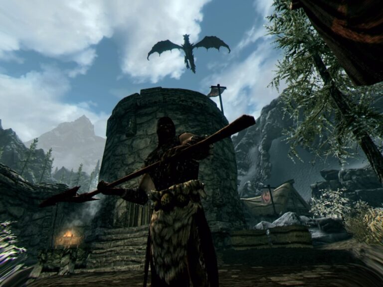 Skyrim VR 1.4 running on PS4 Pro.