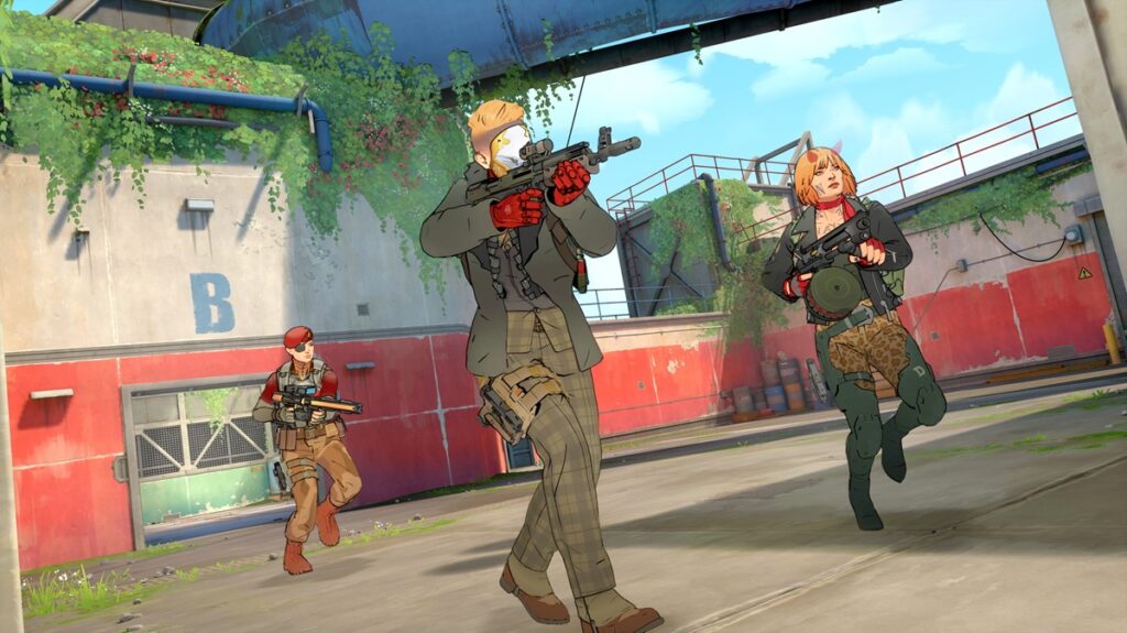 Spectre Divide pits three players against three in multiplayer combat.