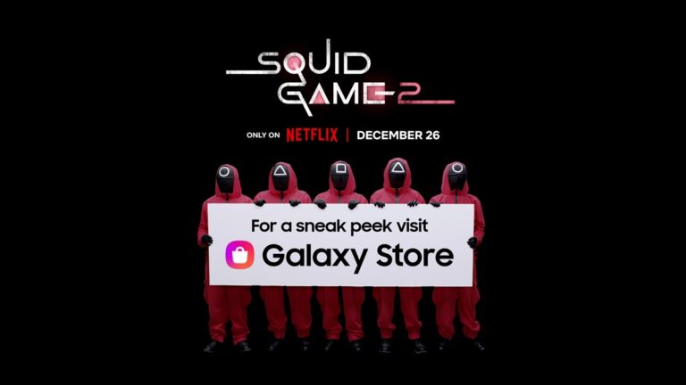 The Samsung Galaxy Store has a sneak peek of Squid Game 2.