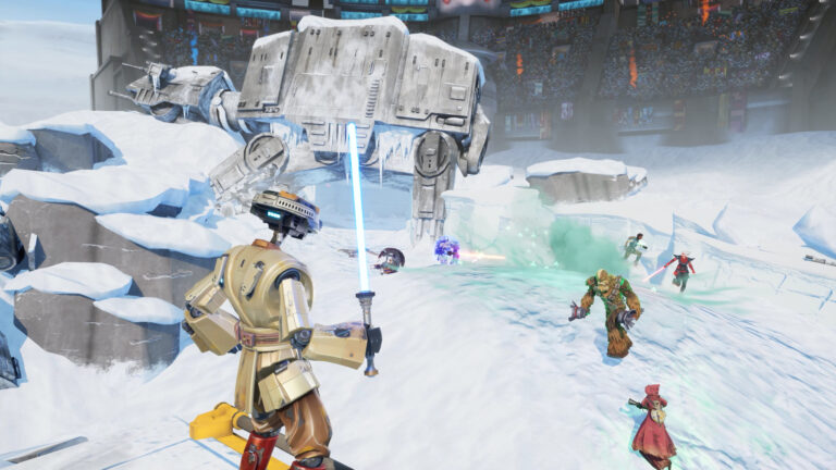 Star Wars: Hunters in action.