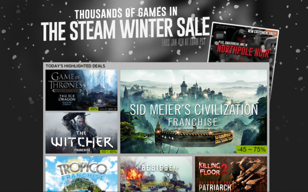 Valve mistakenly posts recap of its winter sale for all to see — and turns out it made money