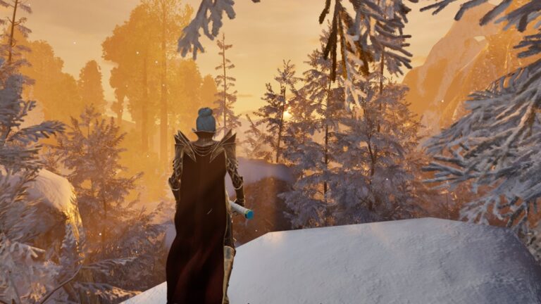 A sunset in DreamWorld.