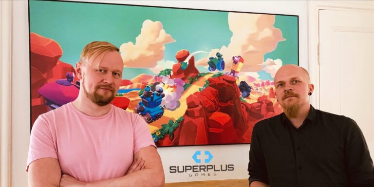 Superplus Games founders Kalle Jyly (left) and