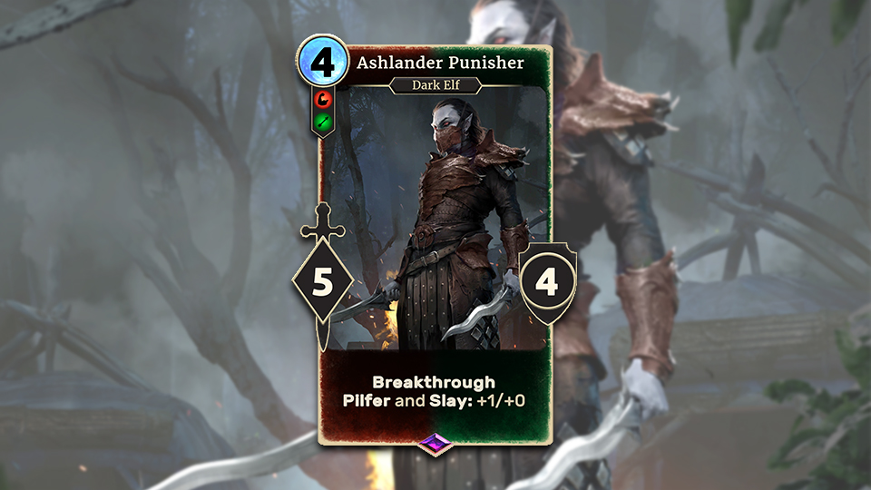 The Elder Scrolls: Legends gives a new, special card as a reward each month. This one hit in December.