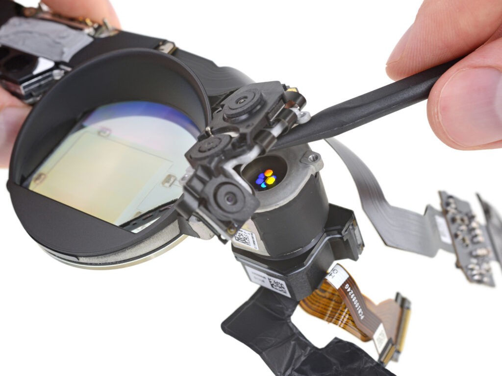 iFixit's teardown reveals a portion of the unique display technology inside Magic Leap One.
