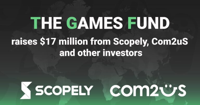 Scopely and Com2Us are putting money in The Games Fund.