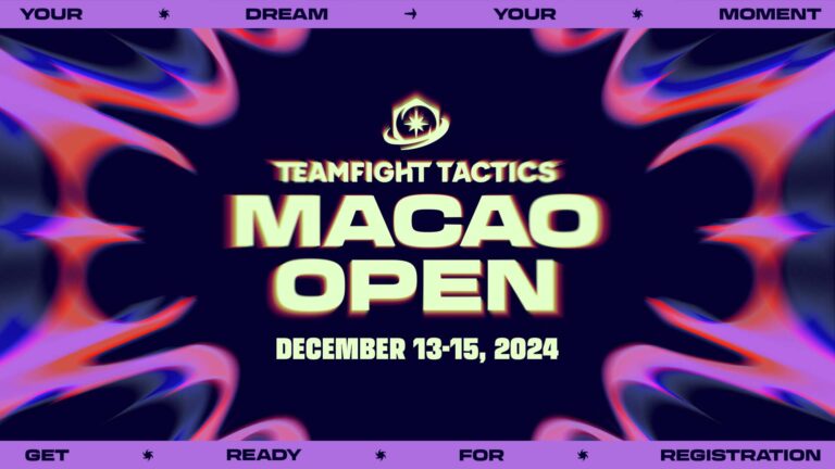 Teamfight Tactics heads to Macau for its second TFT Open featuring 512 players in an open bracket tournament