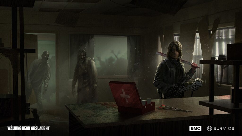 The Walking Dead: Onslaught concept art.