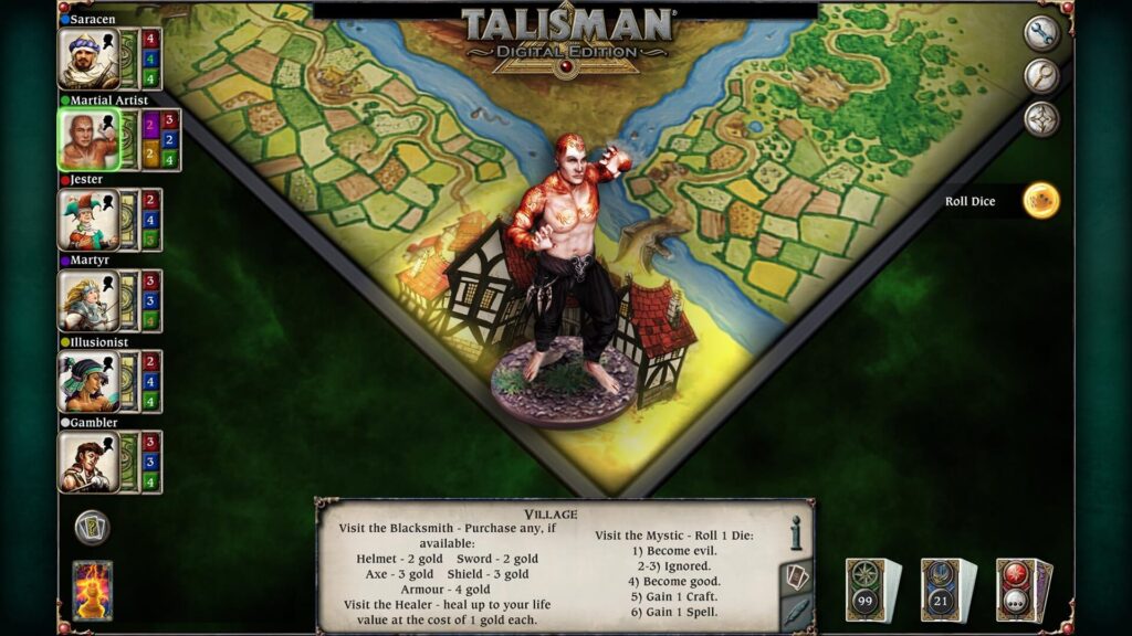 Talisman: Digital Edition adds the Martial Artist and Saracen