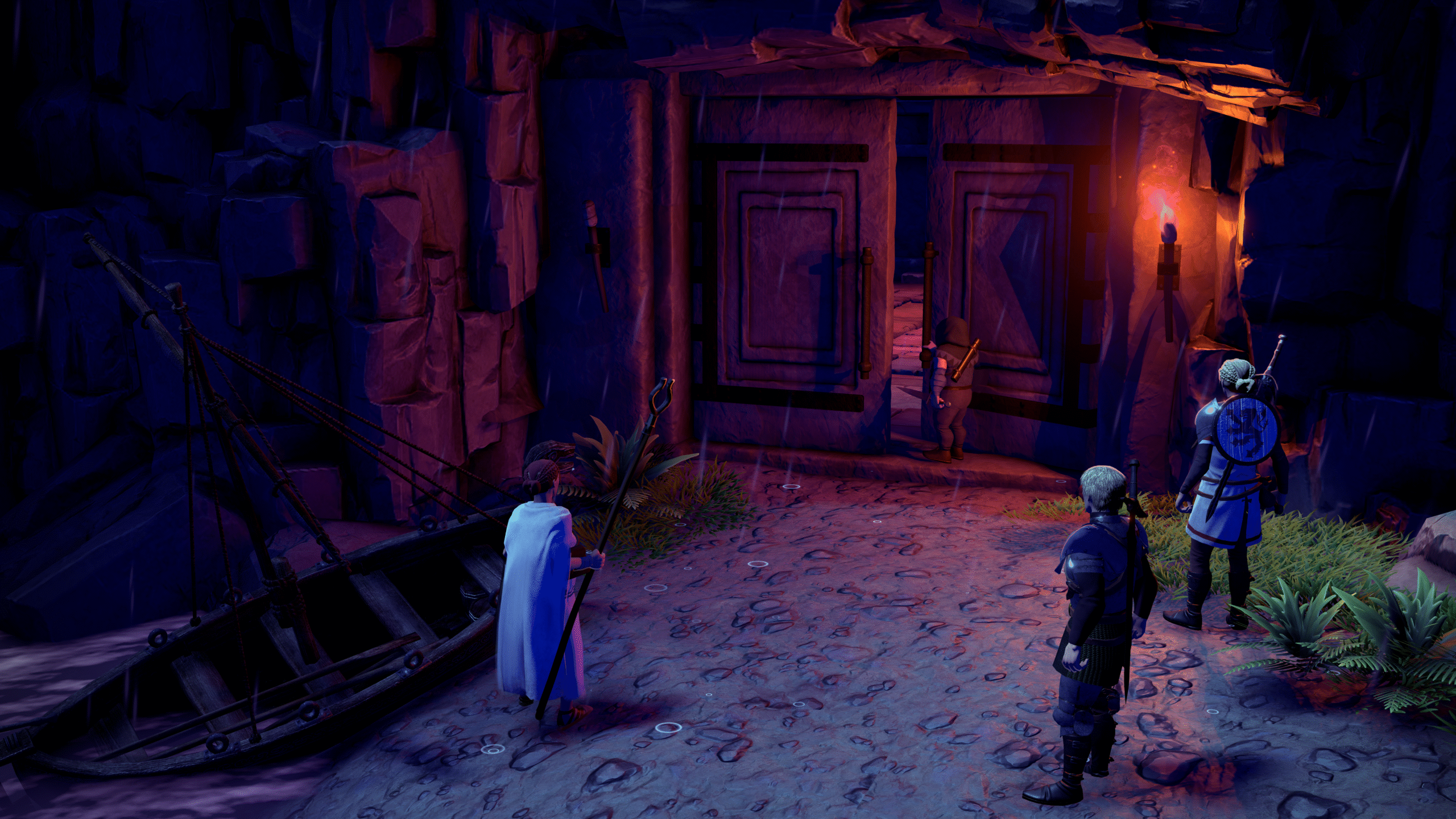 What adventure -- or horrors -- await our heroes behind this door?