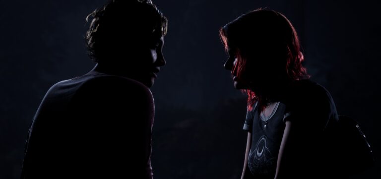 Nick and Abi in The Quarry.