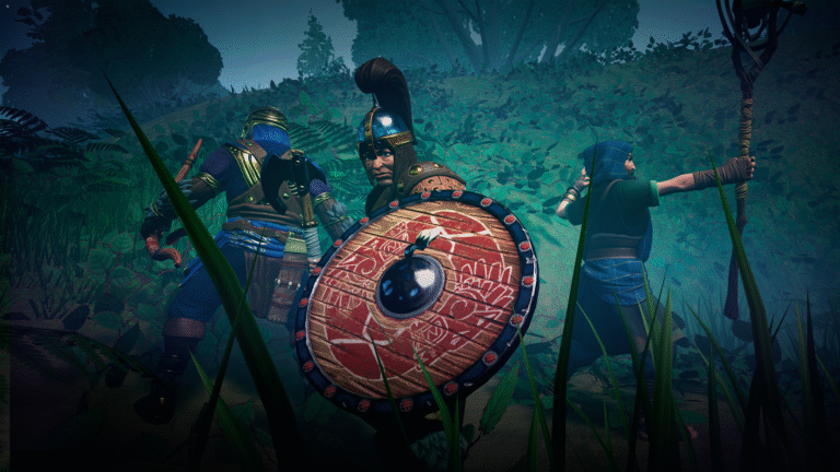 Formations play a role in The Waylanders' combat.