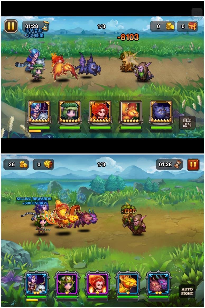 UI_of_Soul_Clash_vs_UI_of_Heroes_Charge