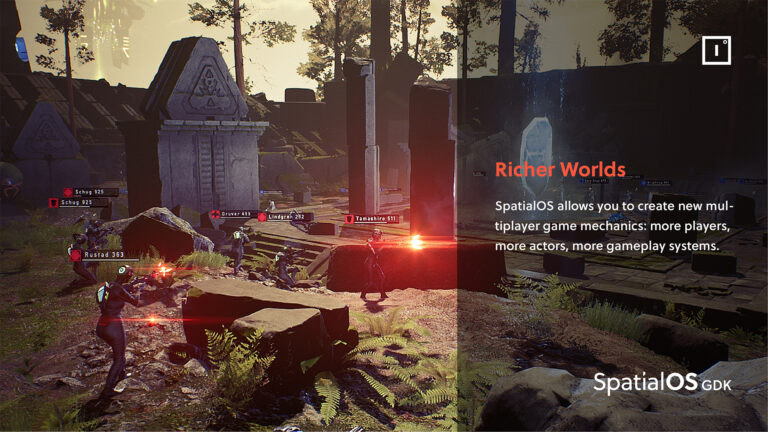 Unreal and SpatialOS already work together seamlessly.