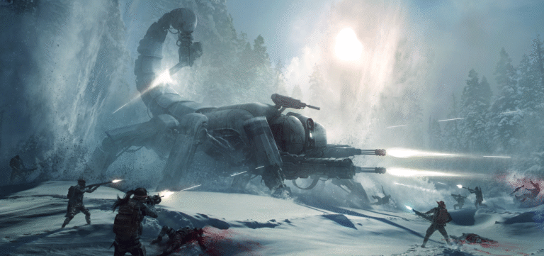 Even the cold wastes of Colorado have Wasteland 3's scorpion tanks.