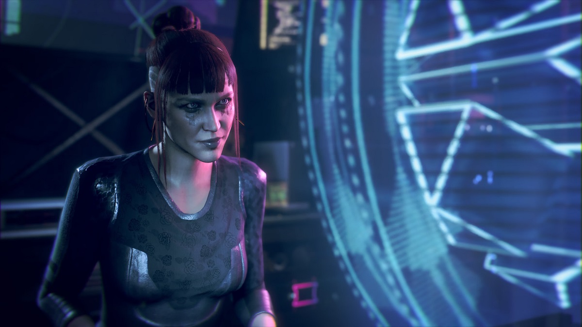 Sabine monitors the Parliament bombing scene.