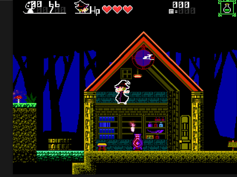Witch & 66 Mushrooms is a sample game