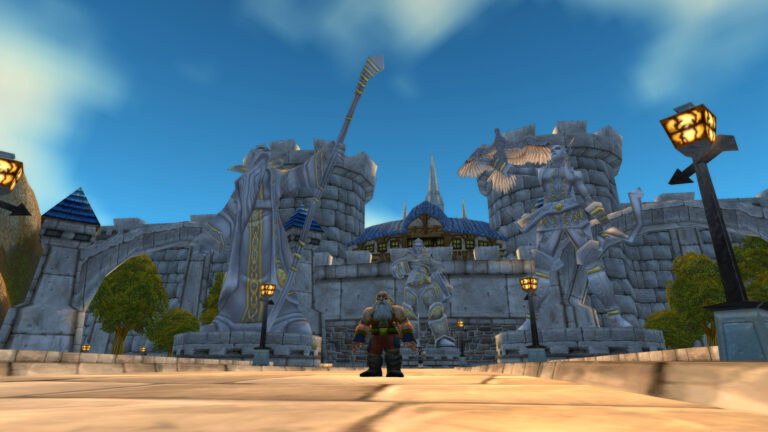 Little dwarf in the big city.