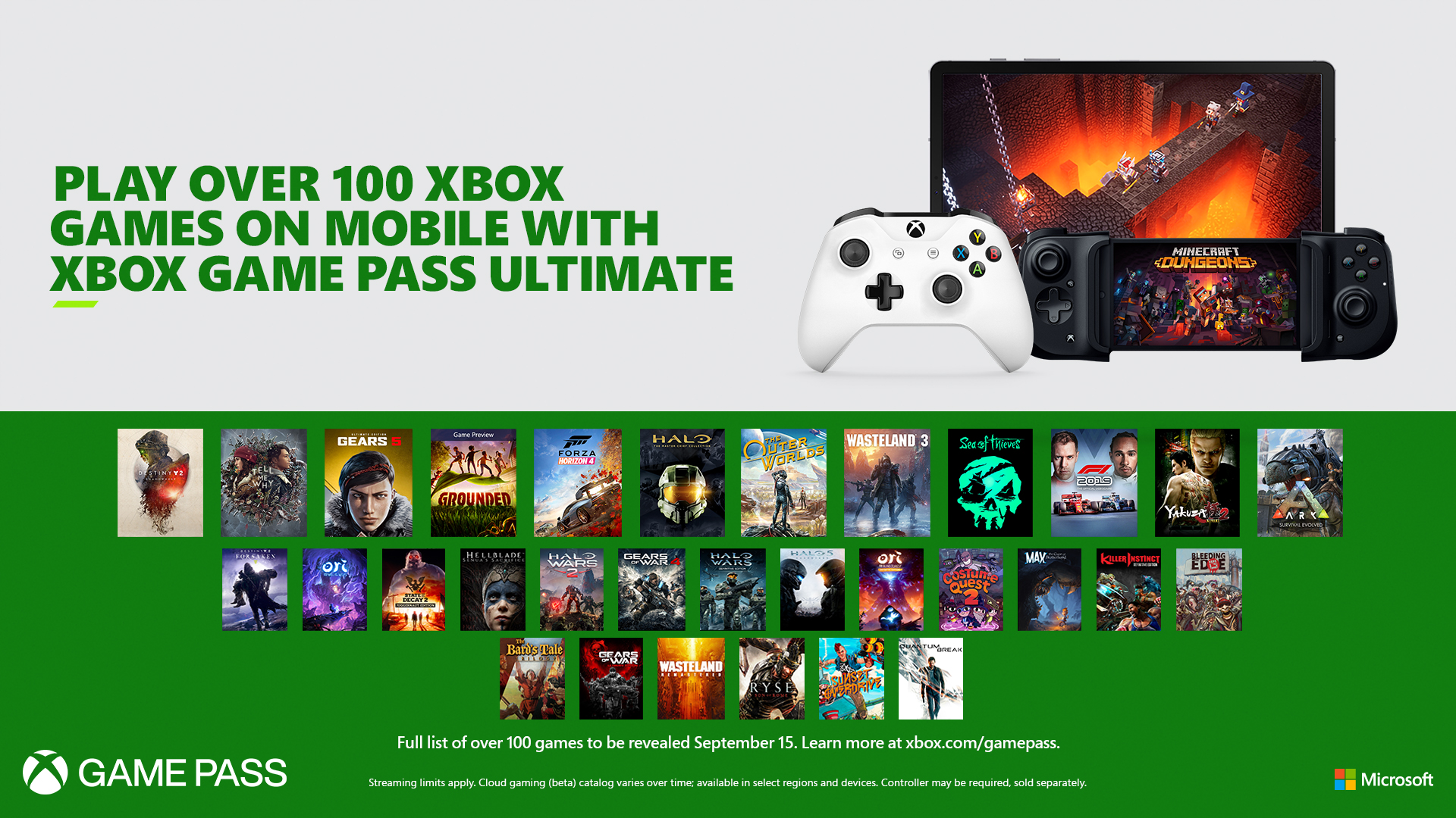 GamePass with xCloud.