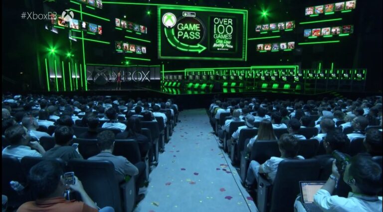 Microsoft's Xbox press event at E3 2018.