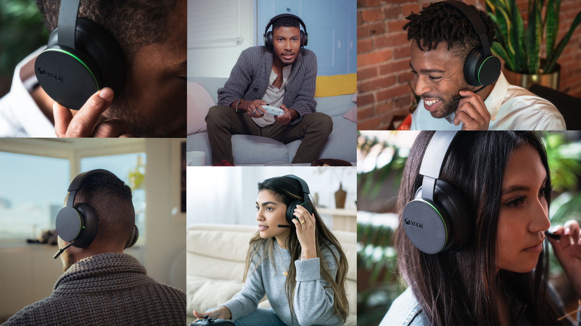 Xbox Wireless Headset on human beings.