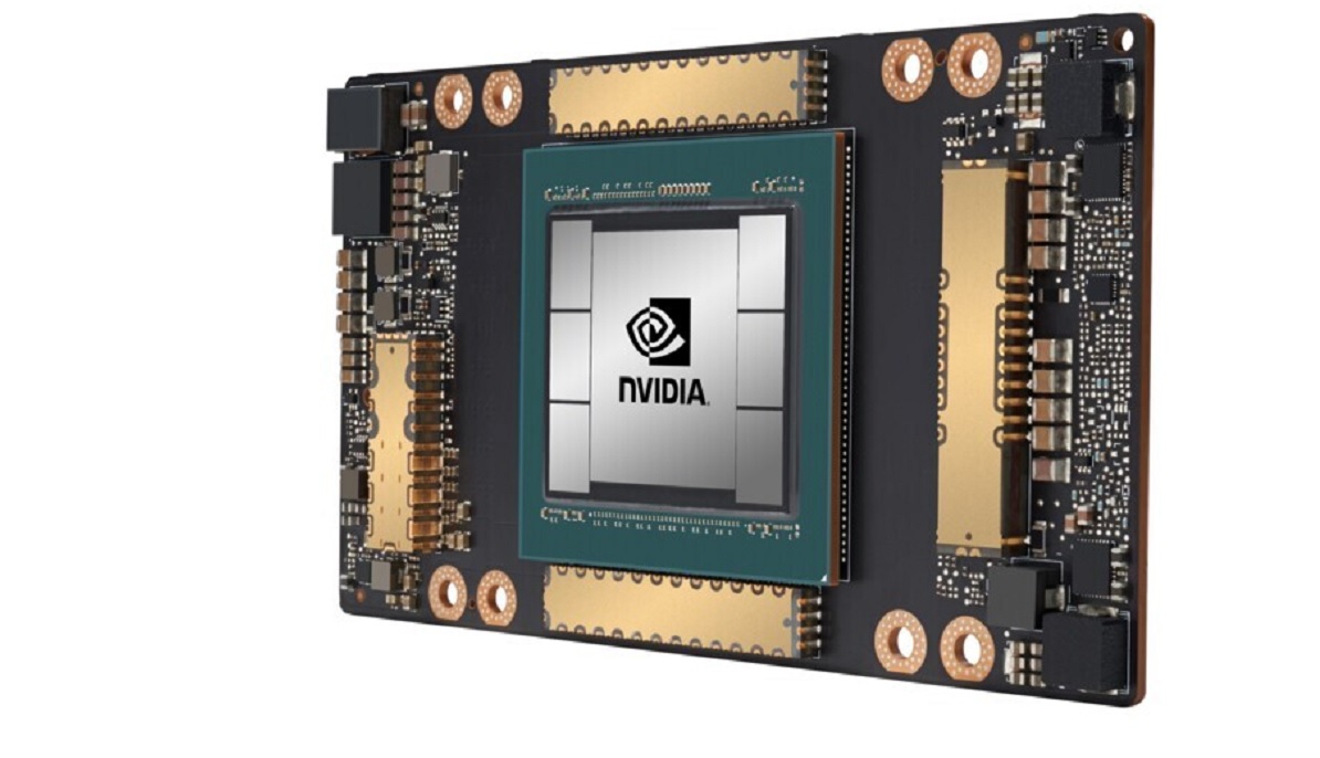 Nvidia's A100 chip has 54 billion transistors.