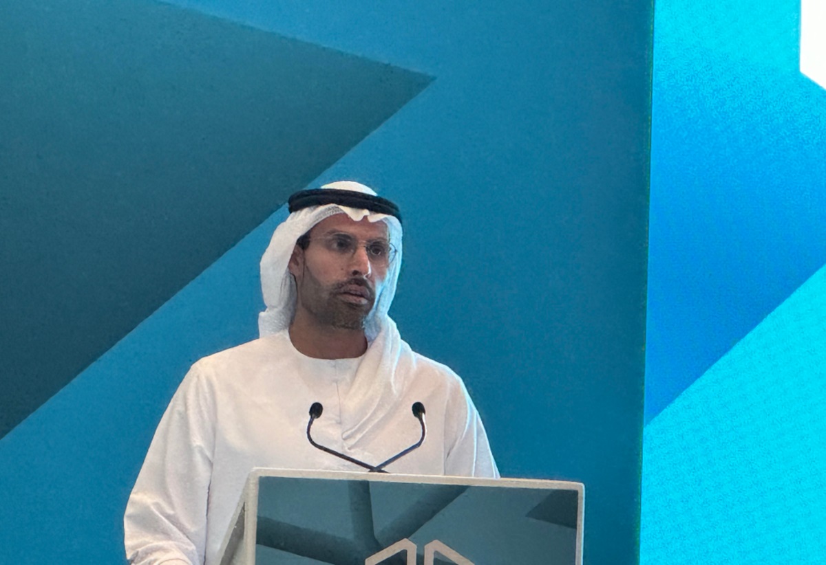 Mohamed Khalifa Al Mubarak speaks at Games for Change.