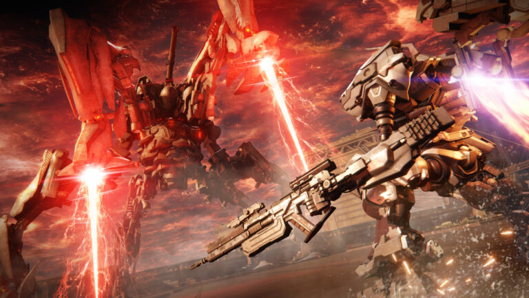 Mech staredown.