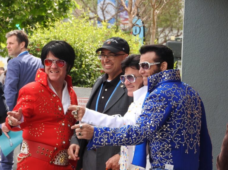 Elvis impersonators at the RSA security conference in San Francisco.