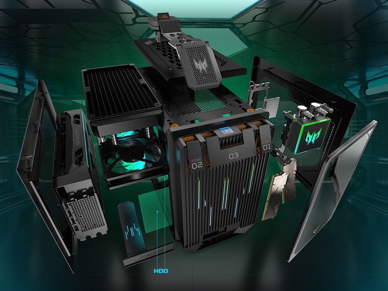 Acer Predator Orion X gaming desktop.