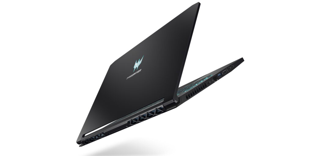 Acer Predator Triton from behind