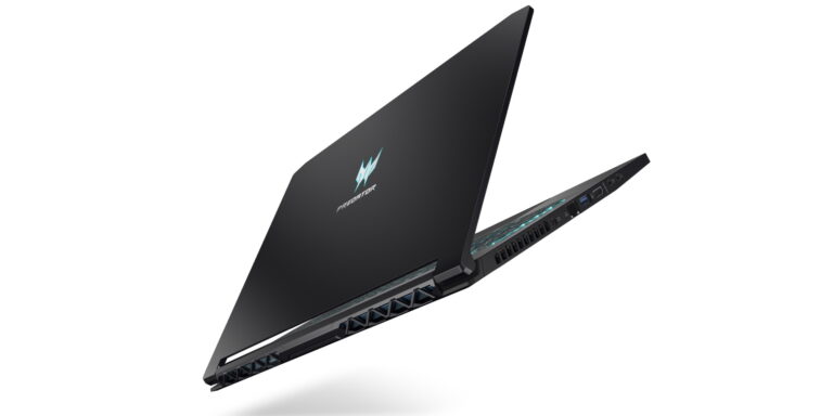 Acer Predator Triton from behind