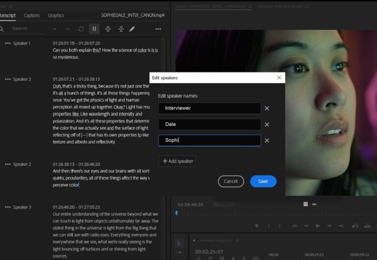 Adobe said text-based editing represents a groundbreaking shift in post-production workflows.